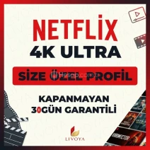 30 GÜNLÜK | KAPANMAYAN NETFLİX 4K SİZE ÖZEL HESAP