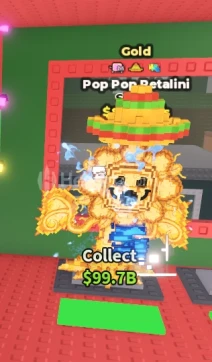 STEAL A BRAİNROT GOLDEN POP POP PETALİNİ
