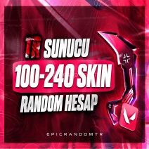 %100 TR⭐ 100-240 SKİN RANDOM HESAP⭐