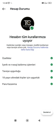 KEŞFETE AÇIK 15.8K TAKİPÇİLİ HESAP