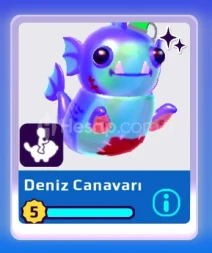 PK XD ÇOK PARLAK DENİZ CANAVARI DEĞERLİ PET