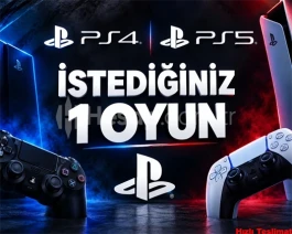 ⭐İSTEDİĞİNİZ 1 OYUN PS4+PS5 +GARANTİ