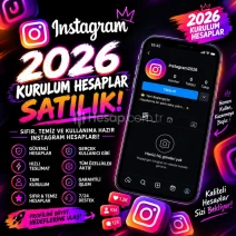 ⭐ Instagram 2026 Kurulum Hesaplar ⭐