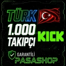 ⭐(GARANTİLİ) KİCK 1.000 TAKİPÇİ 7-24 OTOMATİK⭐