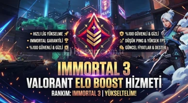 Güncel Immortal3 den Elo Boost Hizmeti