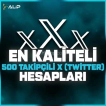 (+10000 İŞLEM)SÜPER 500 Takipçili X(TWİTTER)
