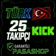 ⭐(GARANTİLİ) KİCK 25 TAKİPÇİ 7-24 OTOMATİK⭐