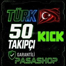 ⭐(GARANTİLİ) KİCK 50 TAKİPÇİ 7-24 OTOMATİK⭐