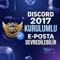 ⭐ 2017 KURULUM DİSCORD HESABI | E-POSTA DEĞİŞEBİLİR |
