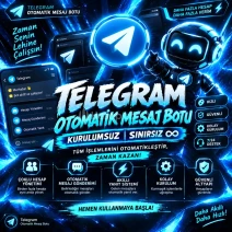 TELEGRAM OTOMATİK MESAJ BOTU (KURULUMSUZ SINIRSIZ)