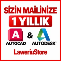💎(SİZİN MAİLİNİZE) 1 YILLIK AUTOCAD & AUTODESK LİSANS