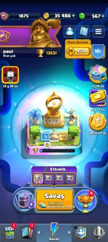 30 evrim 1874 LVL 124 Emoji mail değişiyor