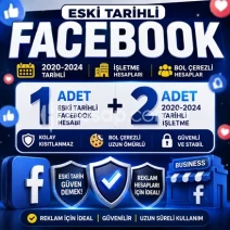 ESKİ TARİHLİ FACEBOOK + İŞLETME HESAPLARI - kurucu mail