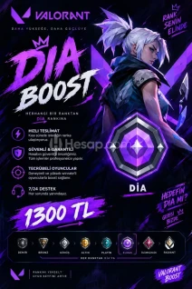 dia 2 ye kadar boostlanir valorant hesap boost