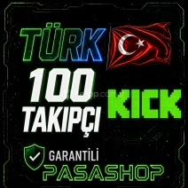 ⭐(GARANTİLİ) KİCK 100 TAKİPÇİ 7-24 OTOMATİK⭐