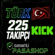 ⭐(GARANTİLİ) KİCK 225 TAKİPÇİ 7-24 OTOMATİK⭐