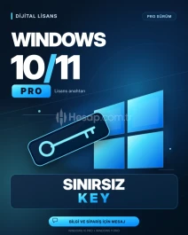 WİNDOWS 10-11 PRO SINIRSIZ KEY | ApexShop | En Ucuz ⚡