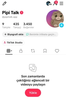 CANLI YAYIN AÇILA BİLEN TİKTOK HESABI
