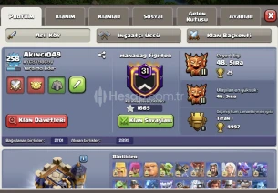 258 lv Full hesap. Ekipmanlar full