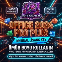 ⭐ Office 2024 Pro Plus Lisans Key Ömür Boyu Orijinal ⭐
