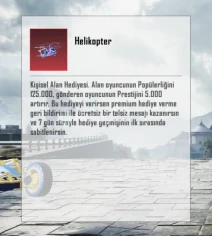 125 K HELİKOPTER POPÜLERLİK  UCUZ FİYATA TESLİMAT