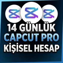 CAPCUT PRO 14 GÜNLÜK KİŞİSEL HESAP - TAM GARANTİLİ