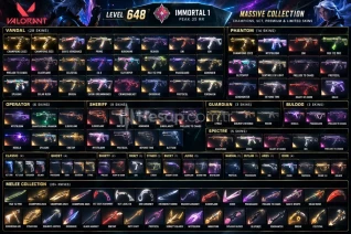 IMMORTAL 648 LVL | 30+ BIÇAK 75K YATIRILMIS HESAP PREMİ