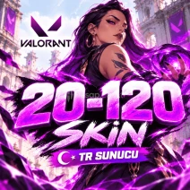 💙 TR SUNUCU 20-120 SKİN VALORANT RANDOM💙
