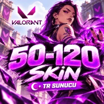 💙 TR SUNUCU 50-120 SKİN VALORANT RANDOM💙