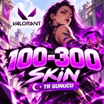 💙 TR SUNUCU 100-300 SKİN VALORANT RANDOM💙