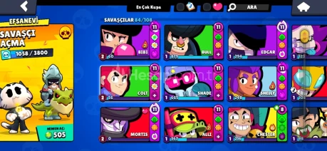 Full temizinden 49 K Brawl Stars hesabı
