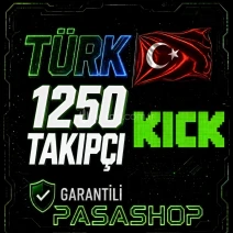 ⭐(GARANTİLİ) KİCK 1.250 TAKİPÇİ 7-24 OTOMATİK⭐