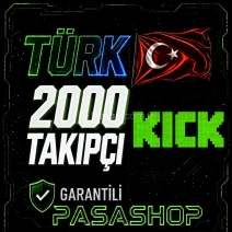 ⭐(GARANTİLİ) KİCK 2.000 TAKİPÇİ 7-24 OTOMATİK⭐