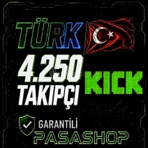 ⭐(GARANTİLİ) KİCK 4.250 TAKİPÇİ 7-24 OTOMATİK⭐