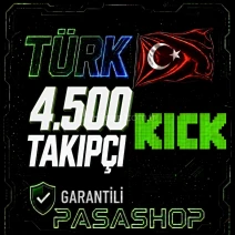 ⭐(GARANTİLİ) KİCK 4.500 TAKİPÇİ 7-24 OTOMATİK⭐