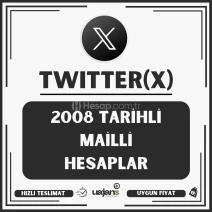 Twitter(X) 2008 Tarihli Hesaplar (Mail Dahil)