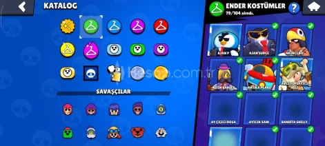 84k ender skinli eski hesap pazarlik vardir