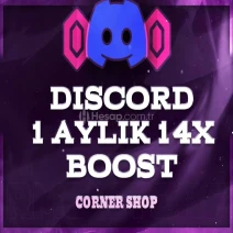 [OTOTESLİM DISCORD 1 AYLIK 14X BOOST