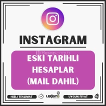 Instagram Eski Tarihli Hesaplar (Mail Dahil)