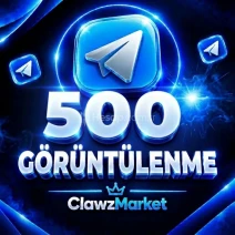 Telegram 500 Post Görüntülenme - Güvenli İşlem