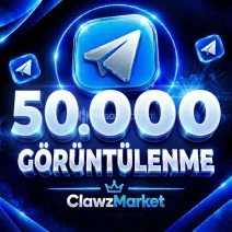 Telegram 50.000 Post Görüntülenme - Güvenli İşlem