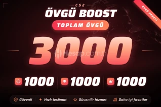 3000 OYUN İÇİ ÖVGÜ TESLİM GÜVEN FAKTÖRÜ