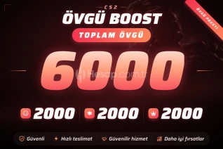 6000 OYUN İÇİ ÖVGÜ TESLİM GÜVEN FAKTÖRÜ