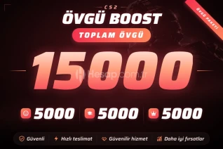 15000 OYUN İÇİ ÖVGÜ TESLİM GÜVEN FAKTÖRÜ
