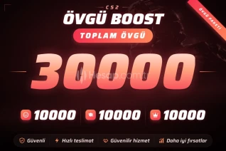 30000 OYUN İÇİ ÖVGÜ TESLİM GÜVEN FAKTÖRÜ