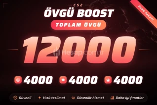 12000 OYUN İÇİ ÖVGÜ TESLİM GÜVEN FAKTÖRÜ