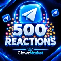 Telegram 500 Karışık Post Emoji Tepkisi