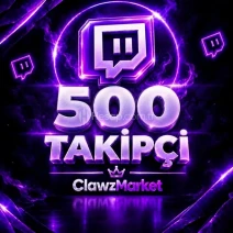 ⭐TWİTCH 500 TAKİPÇİ GARANTİLİ⭐