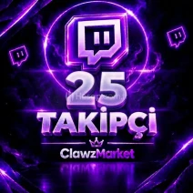 ⭐TWİTCH 25 TAKİPÇİ GARANTİLİ⭐ Güvenli işlem