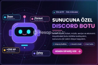 Kişiye Özel Discord Botu Hizmeti